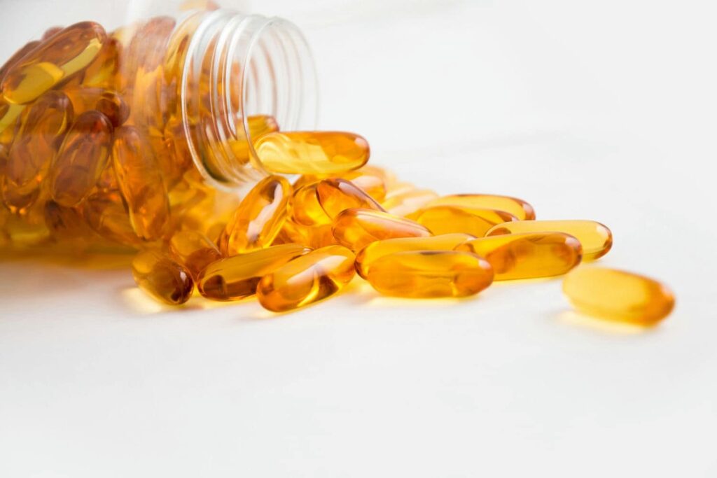 natural health products fish oil capsules